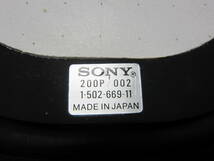 SONY 　 スピーカー 　　20cm　　 パッシブラジエーター　　JAPAN製　　　 動作品　　2個_画像10