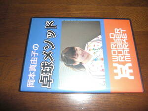 WRM卓球DVD【卓球メソッドvol1】シェークバック粒・岡本真由子編