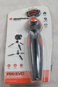 Manfrotto PIXI EVO 三脚 レッド