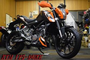 KTM 125デューク 2012年 ワンオーナー車 ノーマル美車 実走行24,647km WAKO,Sオイル交換 機関良好セル一発始動OK レスポンス抜群 E/G絶好調