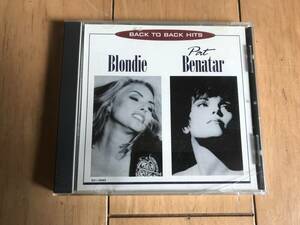 CD BACK TO BACK HITS Blondie Pat Benatar ブロンディ パットベネター