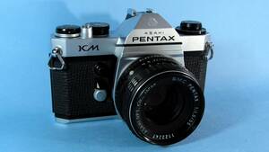PENTAX KM プリズム良好/動作良好 SMC 55mm F1.8