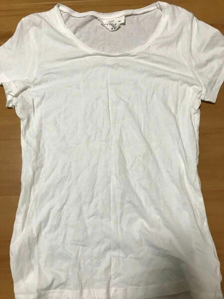 H&M 薄手白Tシャツ EUR Ｌ