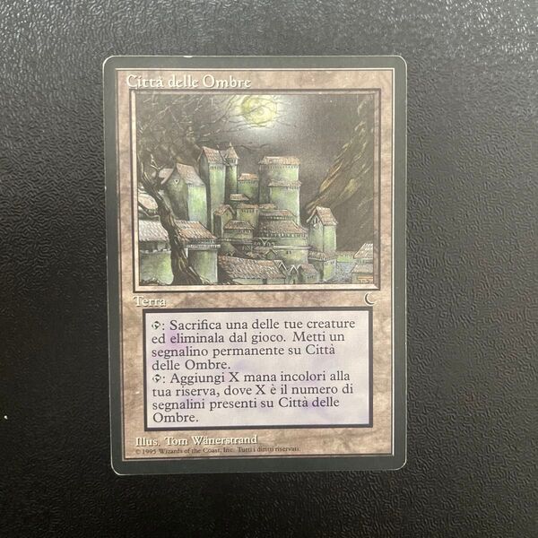 mtg マジックザギャザリング City of Shadows イタリア語1枚