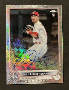 Lars Nootbaar Topps Chrome RC Logofractor Edition Auto #CA-LN ラーズ ヌートバー サイン WBC 日本代表 ロゴ リフラクター