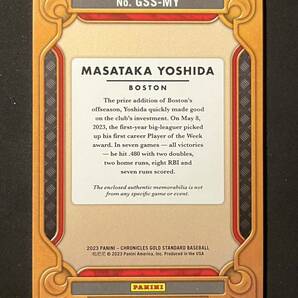 吉田正尚 Masataka Yoshida Chronicles RC #GSS-MY Gold Standard Patch Relic パッチ WBC 日本代表 レリックRed Soxの画像2