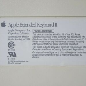 【現状品】アップル キーボード M3501 Apple Extended Keyboard II 拡張キーボード カナ付き の画像6