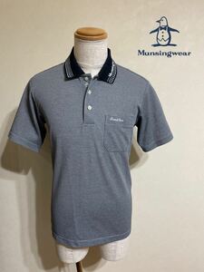 Munsingwear grandslam golf マンシングウェア ゴルフ ドライ ポロシャツ トップス サイズM 半袖 グレー 日本製 デサント MG1686