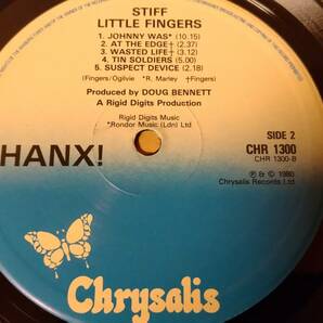 【Punk LP】Stiff Little Fingers / Hanx! CHR-1300 スティッフリトルフィンガーズ ライブの画像3