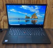 ★★美品 超高速 Lenovo Thinkpad X1Carbon/i5-8265U/メモリ8GB/SSD256GB/カメラ/FULL HD/Win10★★_画像1