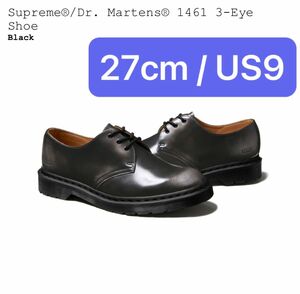 27cm Supreme Dr.Martens 1461 3 Eye Shoe