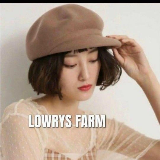 LOWRYS FARM/ローリーズファーム フェルトキャスケット 