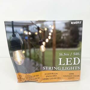 LED ストリングライト 16.5m 24ソケット コストコ　屋内 屋外 照明