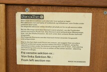 PB4BK25b デンマーク Scan-flex キャビネット サイドボード 飾り棚 チーク 北欧 ナチュラル リビングボード 照明付き 本棚 書棚_画像10