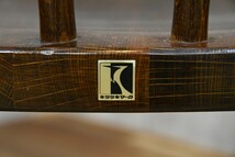 PB4CK14 飛騨産業 HIDA キツツキ ダイニングチェア 無垢材 ウィンザーチェア 飛騨の家具 アームレス 食卓椅子 板座 検)ヴィンテージ _画像10