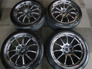 WORK　エモーション11R　18インチ　8.5J+30　9.5J+30　PCD114.3-5H★245/45R18オマケタイヤ★Z33　アルファード等