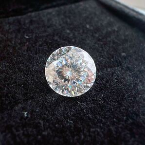 モアサナイト ロシアンカット 無色透明 1.0CT 6.5mm 百花カット ルース 裸石 証明書付き 百面カット ポルトガルカット モアッサナイト