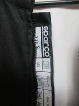 SPARCO スパルコレーシングスーツ　THUNDER　ブラックレッド　中古美品　_画像4