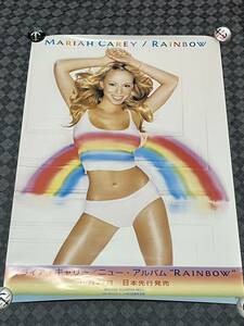 マライアキャリー　ポスター　アルバム「RAINBOW」発売時　未使用　Mariah Carey