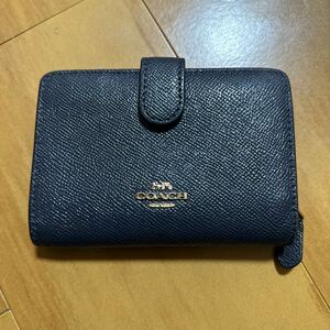 【1円から出品　coach 二つ折財布　レディース