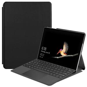 Surface Go Go2 Go3用ケース カバー 薄型 軽量型 スタンド機能 高品質PUレザーケース ブラック