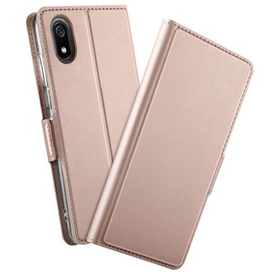 【送料無料】AQUOS sense3 SH-02M/sense3 lite SH-RM12 用ケース 手帳型ケース カバー 定期入れ ポケットスマホケース ローズゴールド