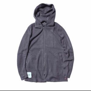 VIRGOwearworks ヴァルゴ SAVIOR LONG KNIT HOODIE ニット　ロングパーカー ジップアップ