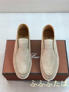 極美品 イタリア　ロロピアーナ　 Loro Piana ローファー 　レザー　メンズ　シューズ　 38～44　サイズ選択可能