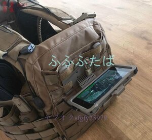 L831☆新品屋外タクティカルハンティングスタイル携帯電話ケース多機能マップ旅行ポーチポケット IPHONE 7 プラス/8 プラス