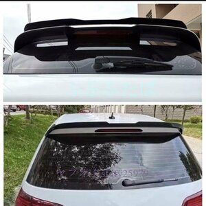 P264* new goods car all-purpose rear roof lip spoiler Wing mat black custom aero parts ABS hatchback 