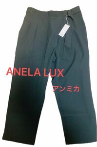 ANELA LUX パンツ　13号　黒　アンミカ