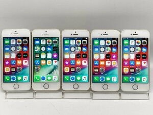 【中古・ジャンク】まとめ売り5台 液晶画面浮き 色ムラ 他 Apple iPhone5s SoftBank NW利用制限〇 本体 A-87245