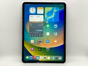 【中古・ジャンク】液晶画面割れ Apple iPad Pro 11inch(第1世代)Wi-Fi＋C 64GB docomo解除版SIMフリー シルバー NW〇 本体 A-11009