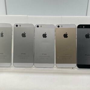 【中古・ジャンク】まとめ売り5台 液晶浮き 他 Apple iPhone5s SoftBank NW利用制限〇 本体 A-91635の画像2