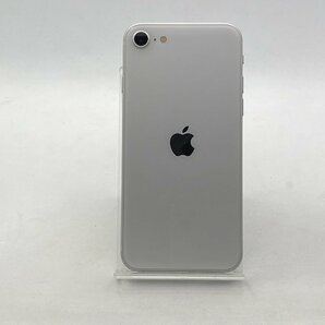 【中古・ジャンク】液晶割れ・不良 Apple iPhoneSE 2nd 64GB au解除版SIMフリー ホワイト NW利用制限〇 本体 A-50349の画像2