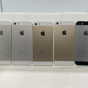 【中古・ジャンク】まとめ売り5台 液晶浮き 他 Apple iPhone5s SoftBank NW利用制限〇 本体 A-55192の画像2