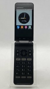 【中古・ジャンク】本体劣化 京セラ GRATINA 4G KYF31 au解除版SIMフリー ブラック NW利用制限〇 本体 A-07921