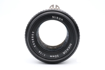 Nikon ニコン　AI-S NIKKOR 50mm F1.4 Fマウント MF一眼レフ用 標準 単焦点レンズ_画像3