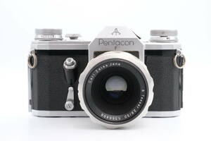 PENTACON ペンタコン Pentacon F + Carl Zeiss Jena Tessar 50mm F2.8 フィルムカメラ ジャンク品 動作未確認