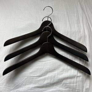 高級ナカタハンガー NAKATA HANGER 木製ハンガー 3本セット