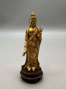 Y03083 仏像 観音像 ミニサイズ 仏教美術 骨董品 
