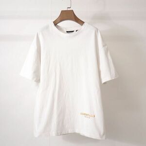 エッセンシャル ESSENTIALS 3-TL038 バックプリントロゴ カットソー Tシャツ ホワイト Ｍ メンズ