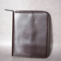 ブルネロクチネリ Brunello Cucinelli db21-0660 イタリア製 レザー iPadケース アイパッド　ダークブラウン ジャンク_画像1