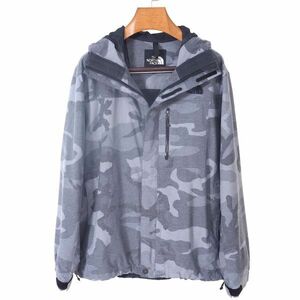 【美品】 ノースフェイス THE NORTH FACE 4-WA059 マウンテン ジャケット グレー カモフラージュ柄 M メンズ