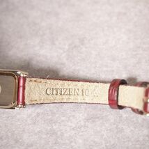 シチズン CITIZEN S4-YA038 エコドライブ Kii 腕時計 レッド ゴールド レディース_画像7