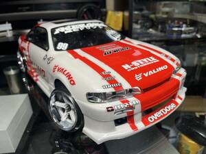 ラジコン　ボディ　S14 シルビア　前後　ヨコモ　ライトパーツ付き　中古品