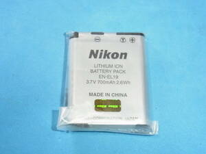 NIKON 未使用品 純正バッテリー EN-EL19 ケース入り １個 管理570