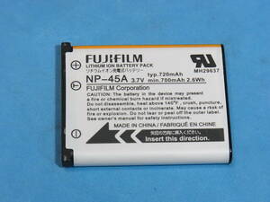 FUJI FILM 未使用品 純正バッテリー NP-45A １個 ケース入り 管理625