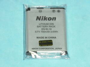 NIKON 未使用品 純正バッテリー EN-EL19 １個 管理633