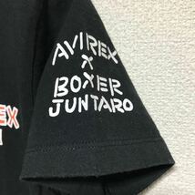 [即決古着]AVIREX×BOXER JUNTARO/アヴィレックス×ボクサー・ジュンタロー/ピンナップガールTシャツ/ブラック/キッズ/子供服/Lサイズ_画像4